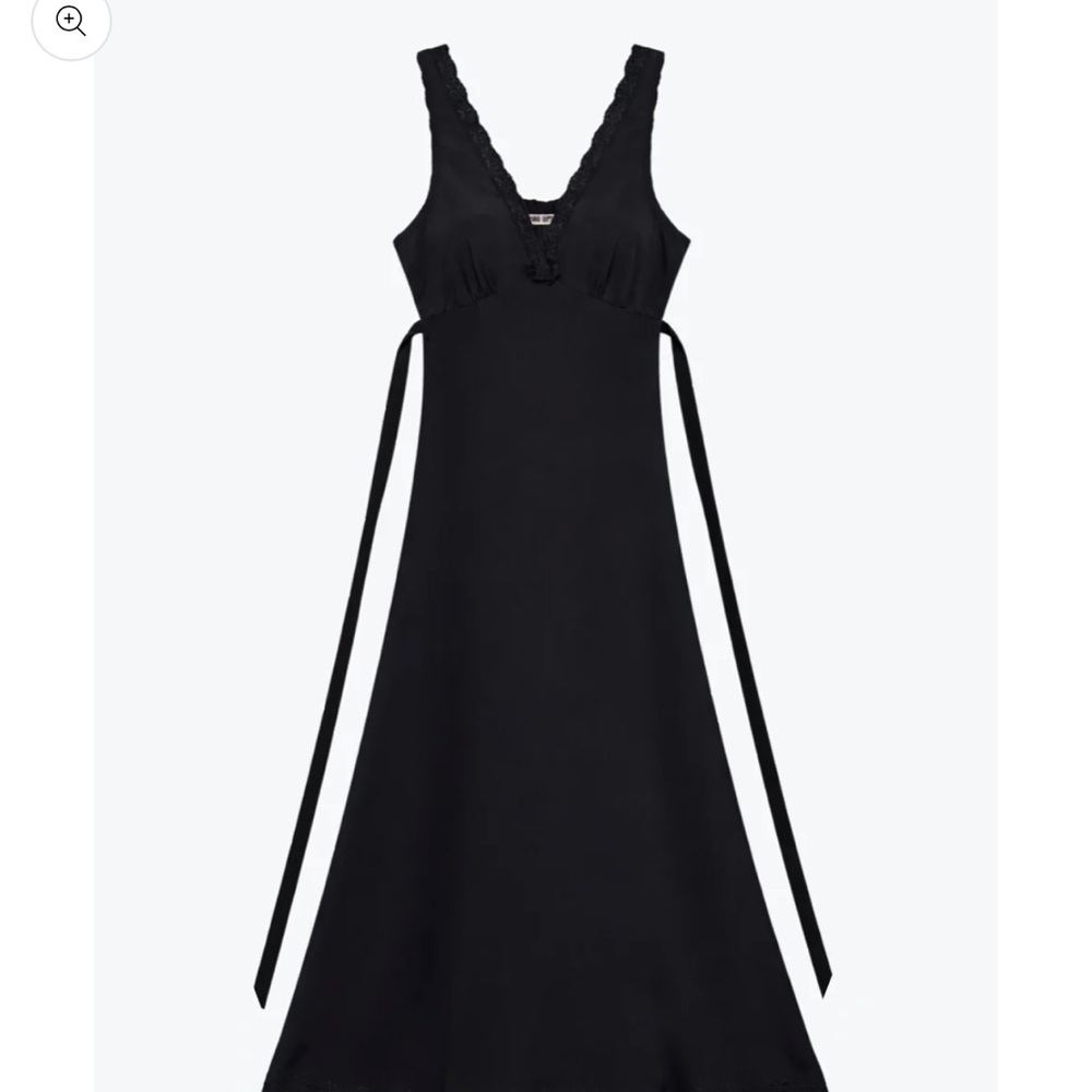 Ciao Lucia Terese Dress in Black Silk